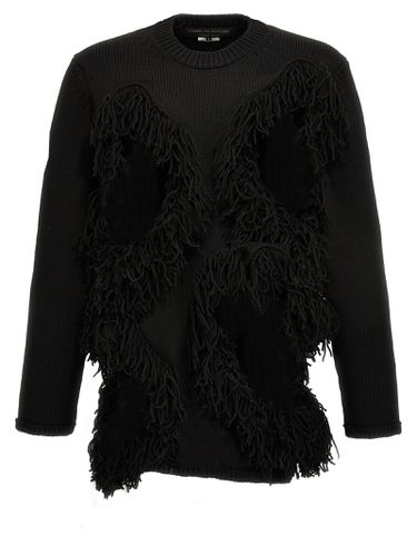 Cut-out And Fringed Sweater - Comme Des Garçons Homme Plus - Modalova