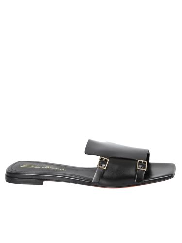 Santoni Double Buckle Sandals - Santoni - Modalova