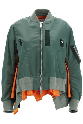 Sacai In Pellennnylon Bomber Jacket - Sacai - Modalova