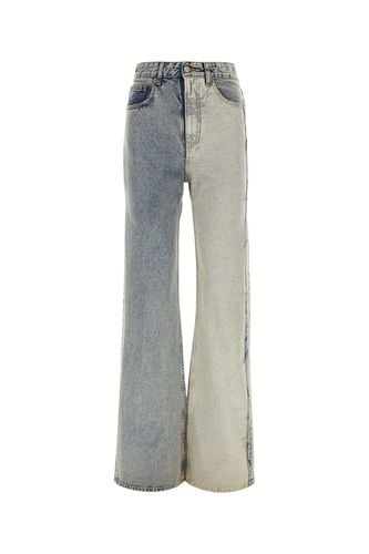 Two-tone Denim Jeans - MM6 Maison Margiela - Modalova