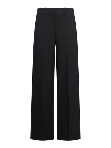 High-waisted Wide-leg Trousers - Off-White - Modalova