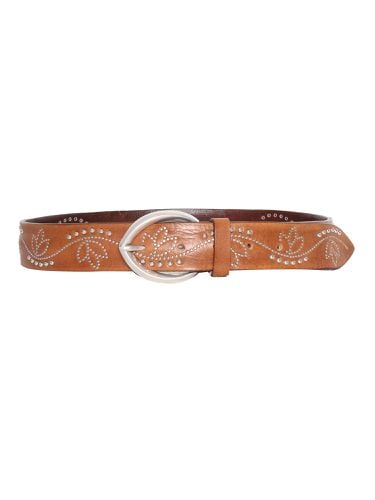 Orciani Leather Belt With Studs - Orciani - Modalova