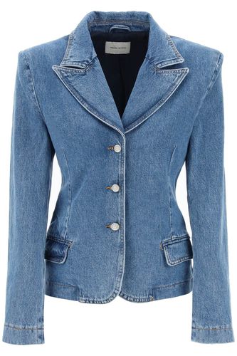 Single-breasted Jacket In Denim - Magda Butrym - Modalova