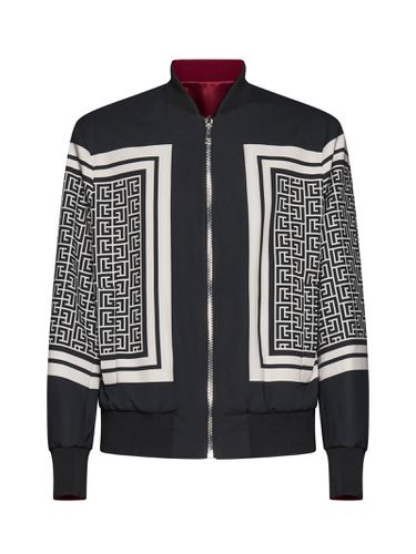 Reversible Monogram Bomber Jacket - Balmain - Modalova