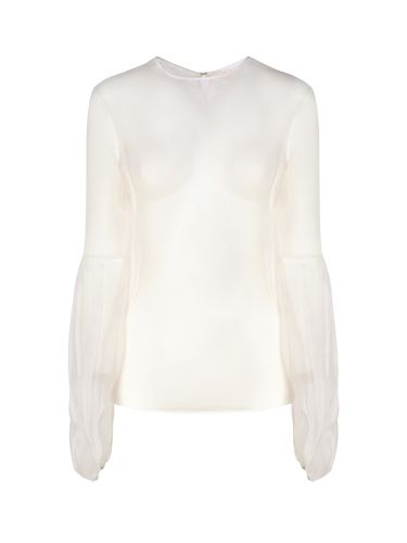 Transparent Top With Wide Sleeves - Genny - Modalova