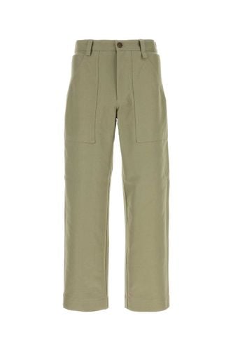 Sage Green Cotton Pant - Maison Kitsuné - Modalova