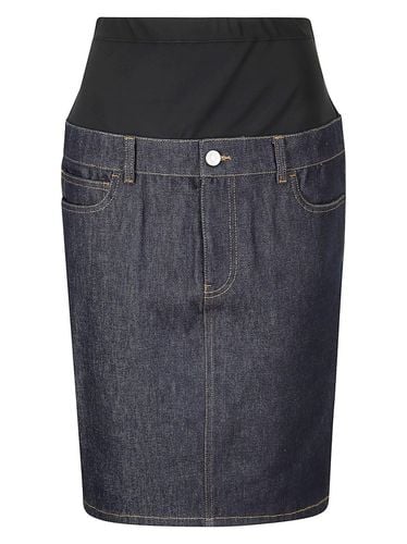 Coperni Hybrid Midi Denim Skirt - Coperni - Modalova