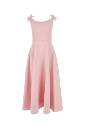 Pink Wool Blend Dress - Valentino Garavani - Modalova