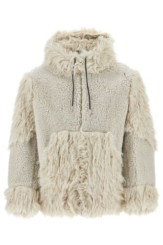 Sacai Faux Shearling Hooded Jacket - Sacai - Modalova