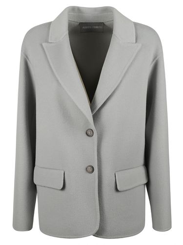 Regular Plain Buttoned Jacket - Alberta Ferretti - Modalova