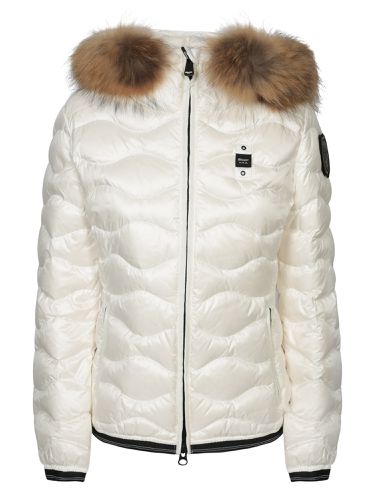 Blauer Aldie White Down Jacket - Blauer - Modalova