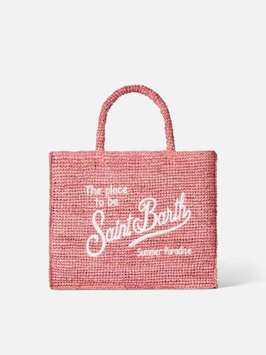 Vanity Raffia Bag With Saint Barth Embroidery - MC2 Saint Barth - Modalova