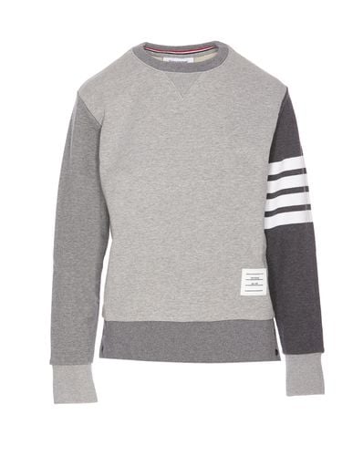 Pullover W/engineered 4-bar In Funmix - Thom Browne - Modalova