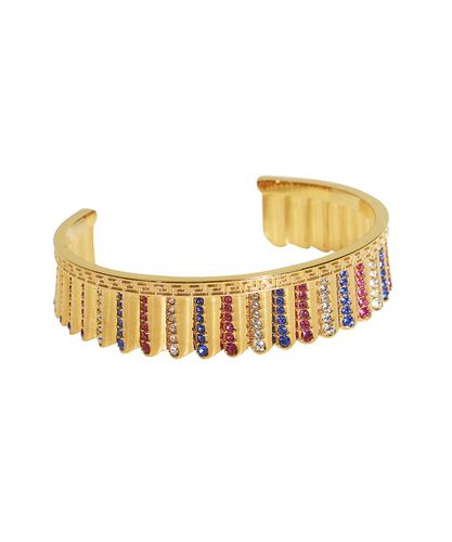 Embellished -tone Metal Bracelet - Versace - Modalova