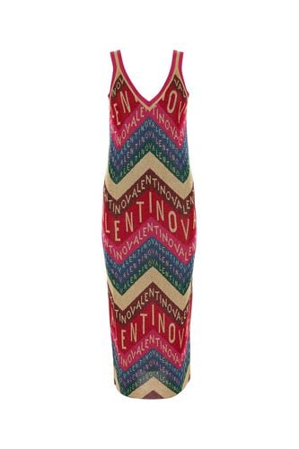 Embroidered Knit Escape Dress - Valentino Garavani - Modalova