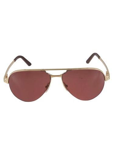 Aviator Classic Sunglasses - Cartier Eyewear - Modalova