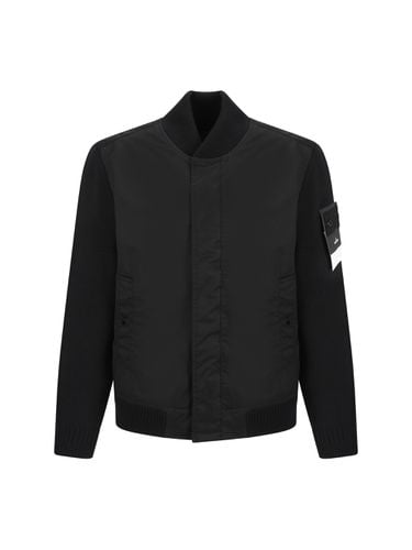 Performance Twill Wool Bomber Jacket - Stone Island - Modalova