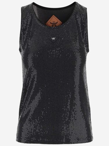 MCM Stretch Jersey Top With Sequins - MCM - Modalova