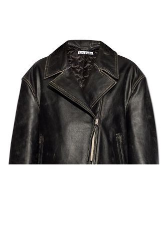 Acne Studios Leather Biker Jacket - Acne Studios - Modalova