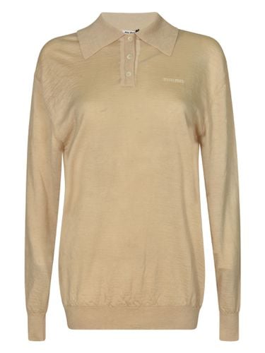 Miu Miu Collared Sweater - Miu Miu - Modalova