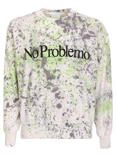 Aries Paint Splatter Sweatshirt - Aries - Modalova