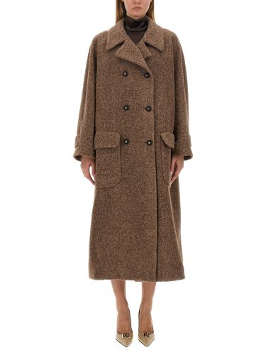 Double-breasted Coat - Dolce & Gabbana - Modalova