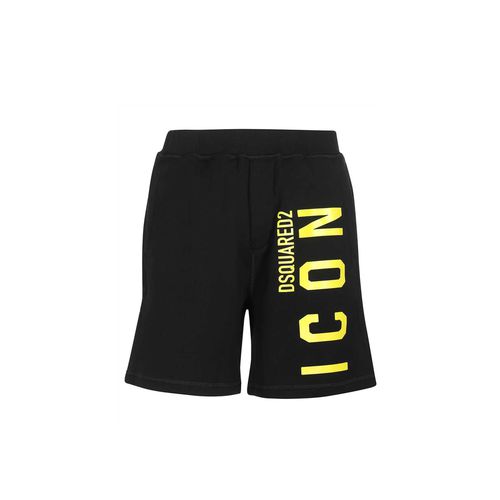 Dsquared2 Cotton Logo Shorts - Dsquared2 - Modalova