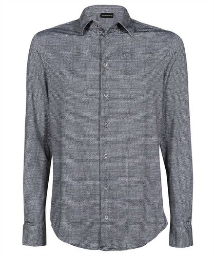 Long Sleeve Cotton Shirt - Emporio Armani - Modalova