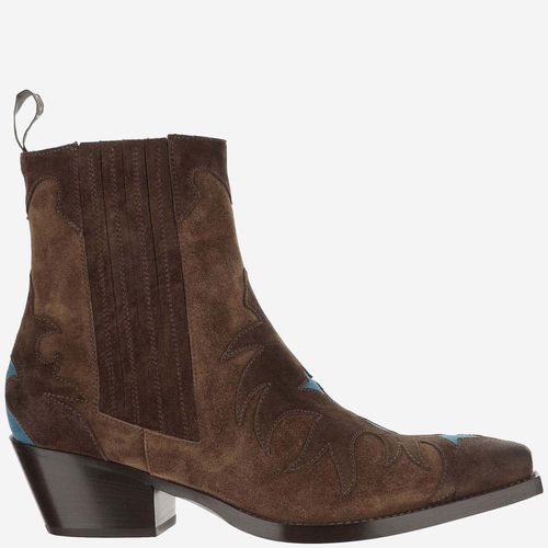 Sartore Suede Western Boots - Sartore - Modalova