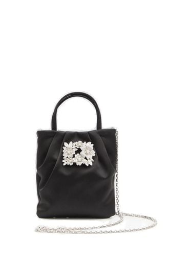 Drape Pocket Bouquet Buckle Embellished Micro Tote Bag - Roger Vivier - Modalova