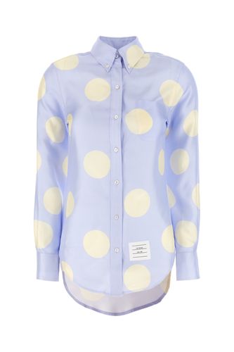 Thom Browne Printed Silk Shirt - Thom Browne - Modalova