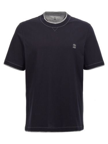 Brunello Cucinelli Layered T-shirt - Brunello Cucinelli - Modalova