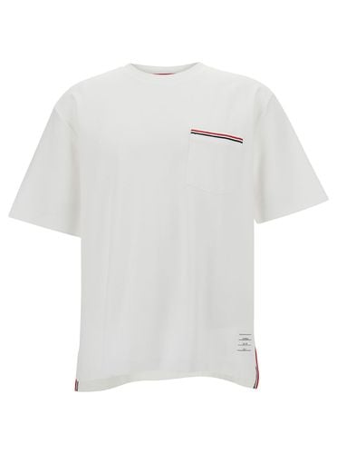 Oversized S/s Pocket Tee - Thom Browne - Modalova