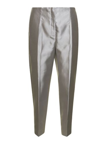 Cigarette Pants In Silk Woman - Theory - Modalova