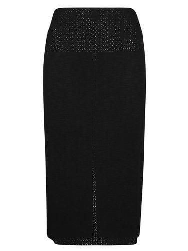 Victoria Beckham Fitted Midi Skirt - Victoria Beckham - Modalova