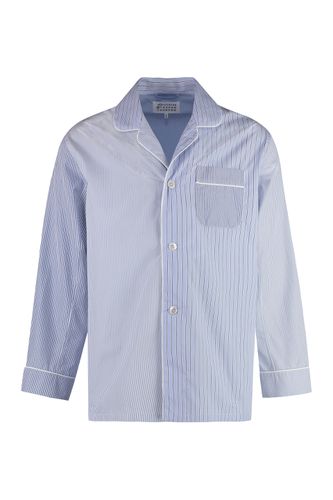 Striped Cotton Pajama Shirt - Maison Margiela - Modalova