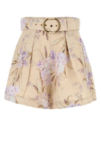 Zimmermann Eden Buckle Belt Shorts - Zimmermann - Modalova