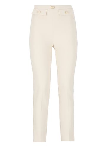 Elisabetta Franchi Crepe Trousers - Elisabetta Franchi - Modalova