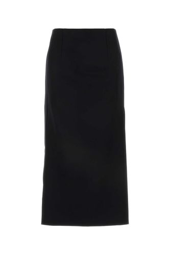 Grisaille Wool Midi Skirt - Valentino Garavani - Modalova