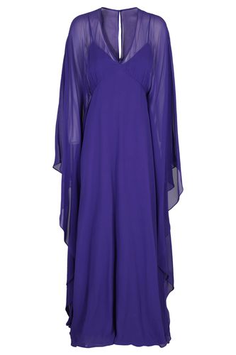 Giudy Long Dress In Georgette - Max Mara Studio - Modalova