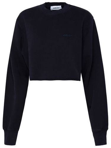 AMBUSH Destroyed Cotton Sweatshirt - AMBUSH - Modalova