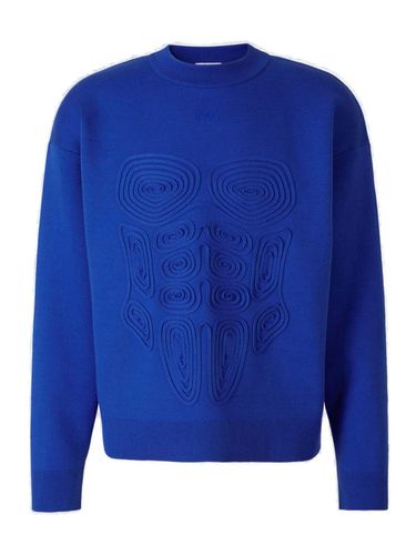 Body Scan Logo Embroidered Sweatshirt - Off-White - Modalova