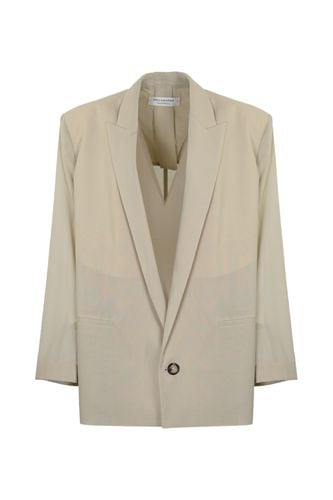 Oversized Wool Voile Jacket - Philosophy di Lorenzo Serafini - Modalova