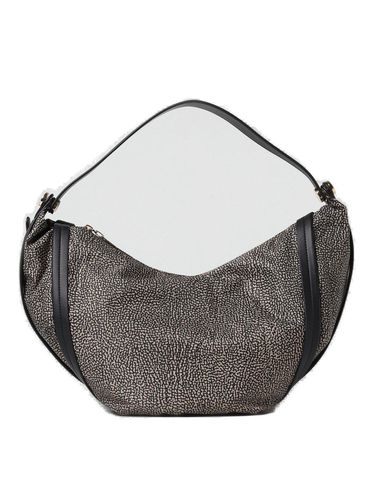 Borbonese Zip-up Medium Hobo Bag - Borbonese - Modalova