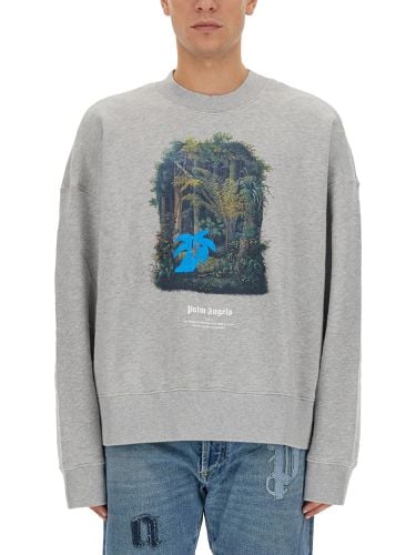 Hunting In The Forest Sweatshirt - Palm Angels - Modalova