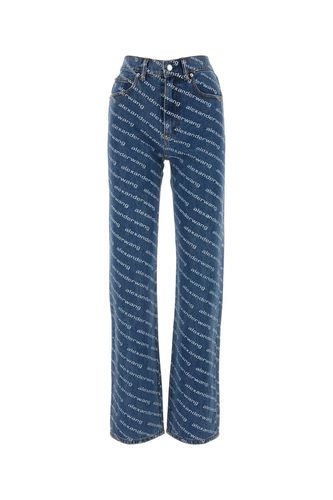 Alexander Wang Printed Denim Jeans - Alexander Wang - Modalova