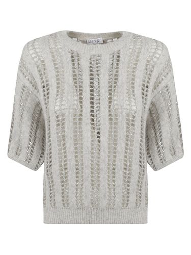 Crochet Sequined Jumper - Brunello Cucinelli - Modalova