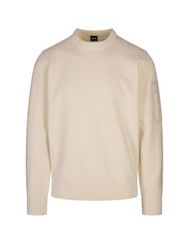 Hugo Boss Cream P-diego Sweater - Hugo Boss - Modalova