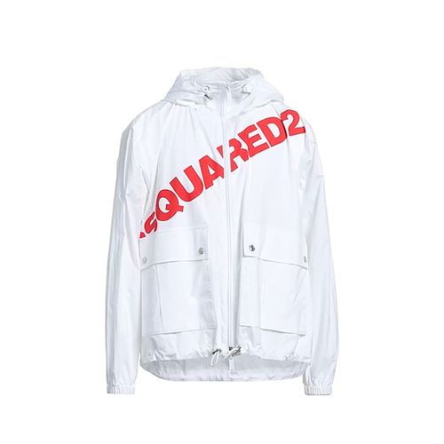 Dsquared2 Logo Hooded Windbreaker - Dsquared2 - Modalova