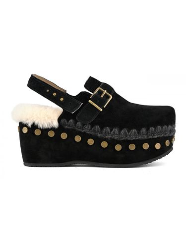 Mou Black Clog Back Strap - Mou - Modalova